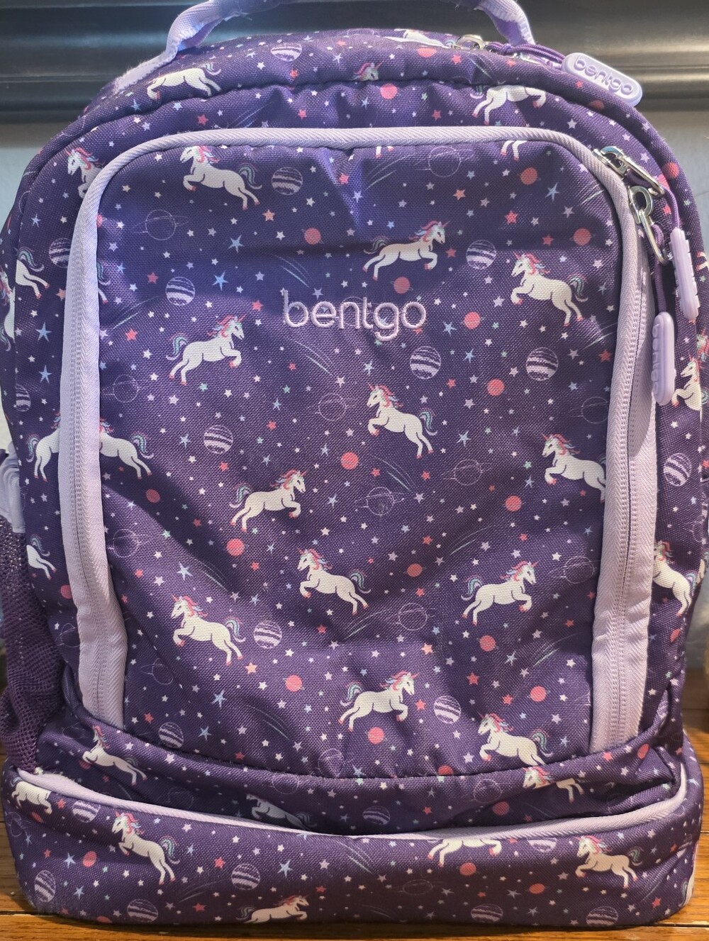 Bentgo Kids Purple Unicorn Backpack